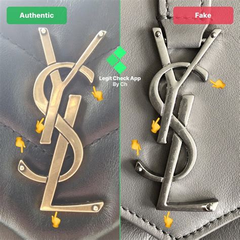 ysl logo fakes|ysl lou camera bag authentic.